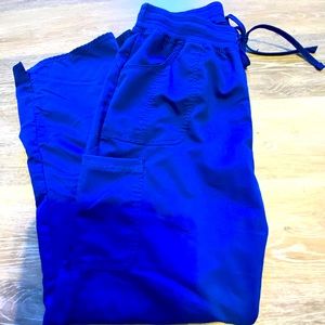 Scrubstar blue scrub pants size M